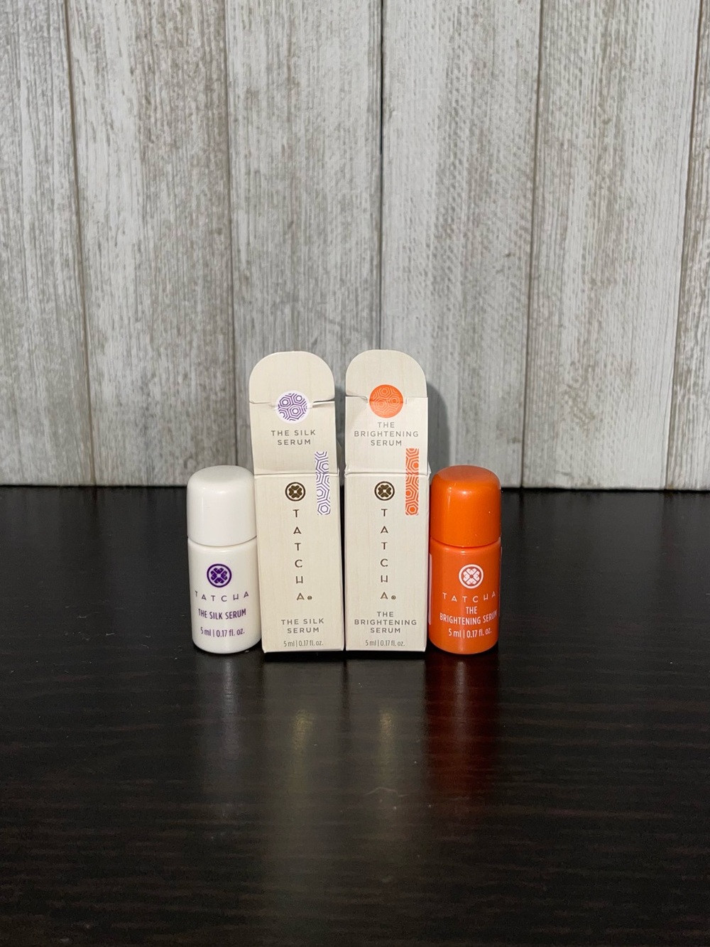 Tatcha Mini Serum Duo The Silk Serum/The Brightening serum 5ml each